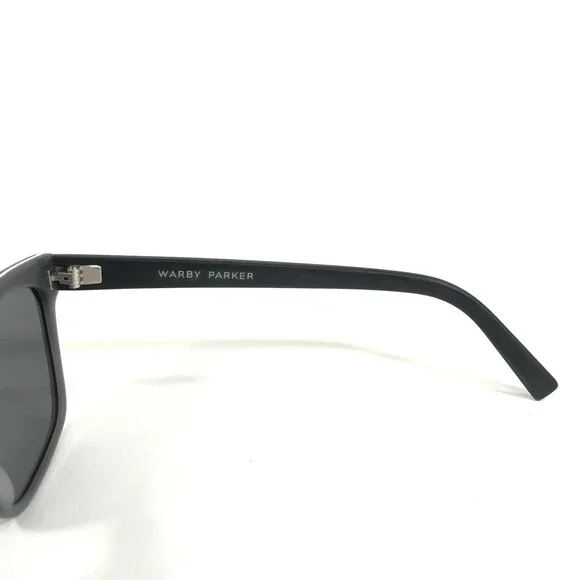 Warby Parker Sunglasses BARKLEY M 103 Matte Square Frames with Black Lenses